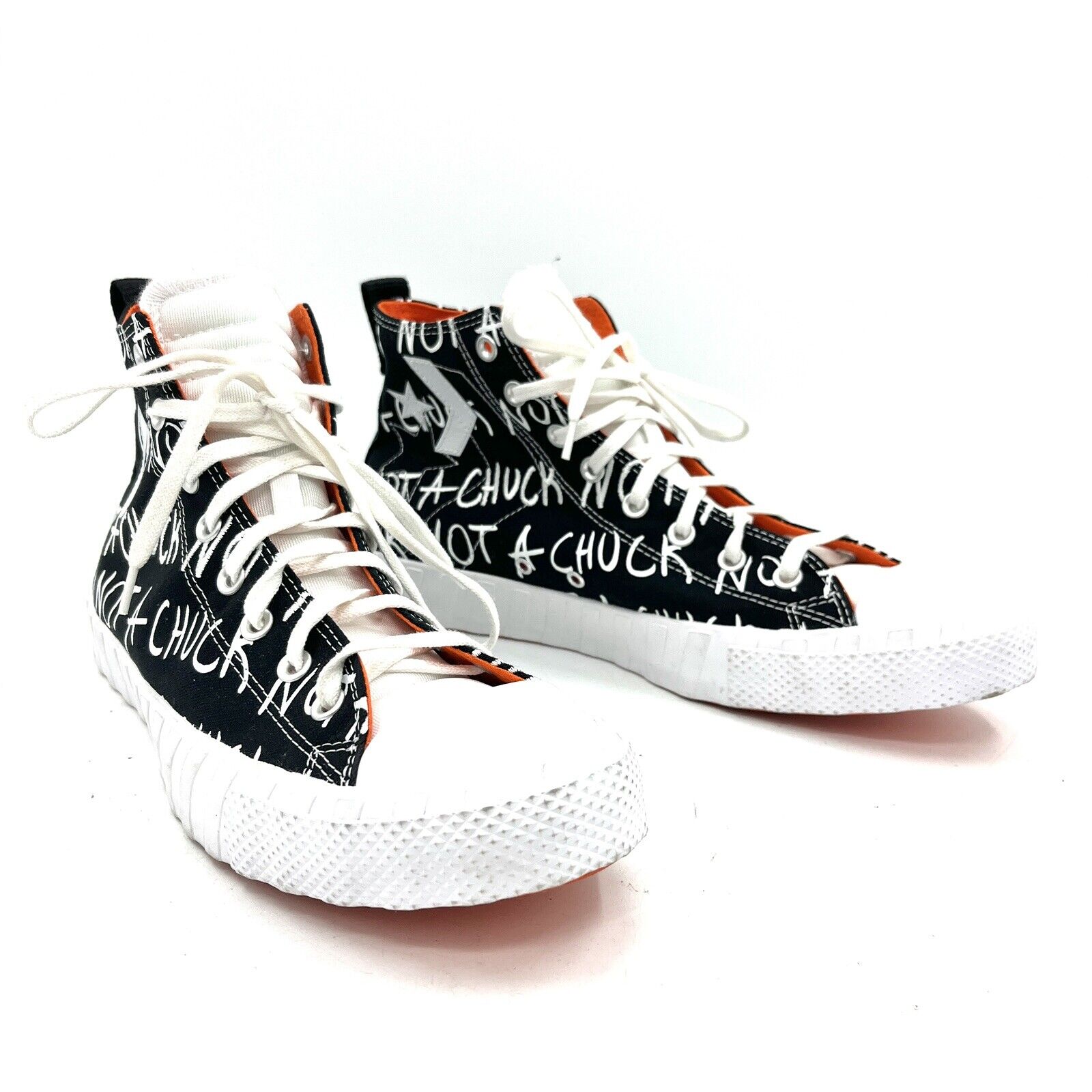 Converse Not A Chuck 70 Hi UNT1TL3D Sneakers 166502C Black White Men's Size  12