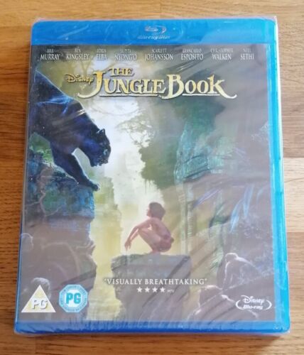 BLU-RAY - *New / Sealed* Walt Disney Jungle Book Live Action Bill Murray - Picture 1 of 2