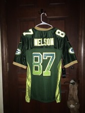NWT Mens Nike Sz 40 JORDY NELSON Packers NFL Football Jersey STITCHED