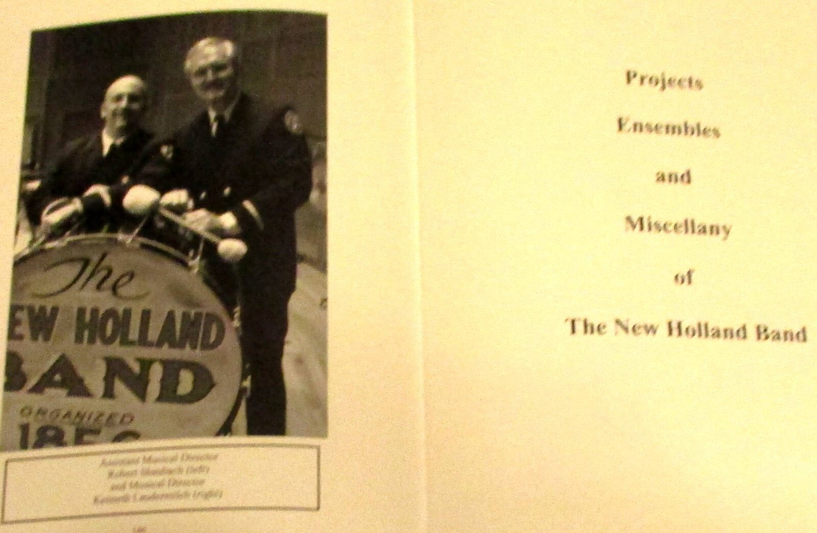 2006 Serenades, Parades and Concerts by William H. Rehrig SIGNED Hardcover Book