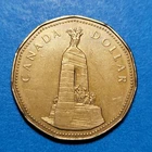 1994 WAR Memorial CANADA 1 DOLLAR LOONIE COIN Combined Ship