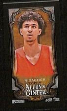 2024 Topps Allen & Ginter #245 Zaccharie Risacher Mini Black Border