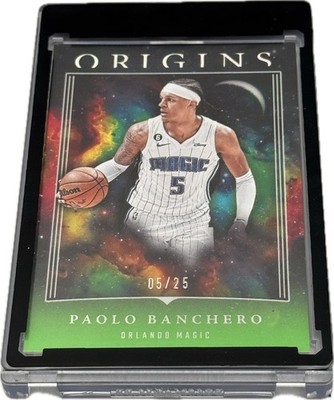 Panini Origins 23/24 Banchero Green Nebula /25