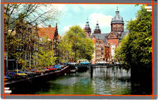 Amsterdam Holland Netherlands Vintage Unposted Postcard