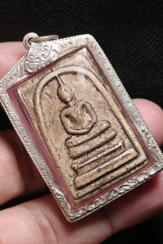 Phra Somdej, LP Toh, Phim Yai, Wat Rakhang Raro Buda Tailandés Amuleto Colgante - Imagen 3 de 17