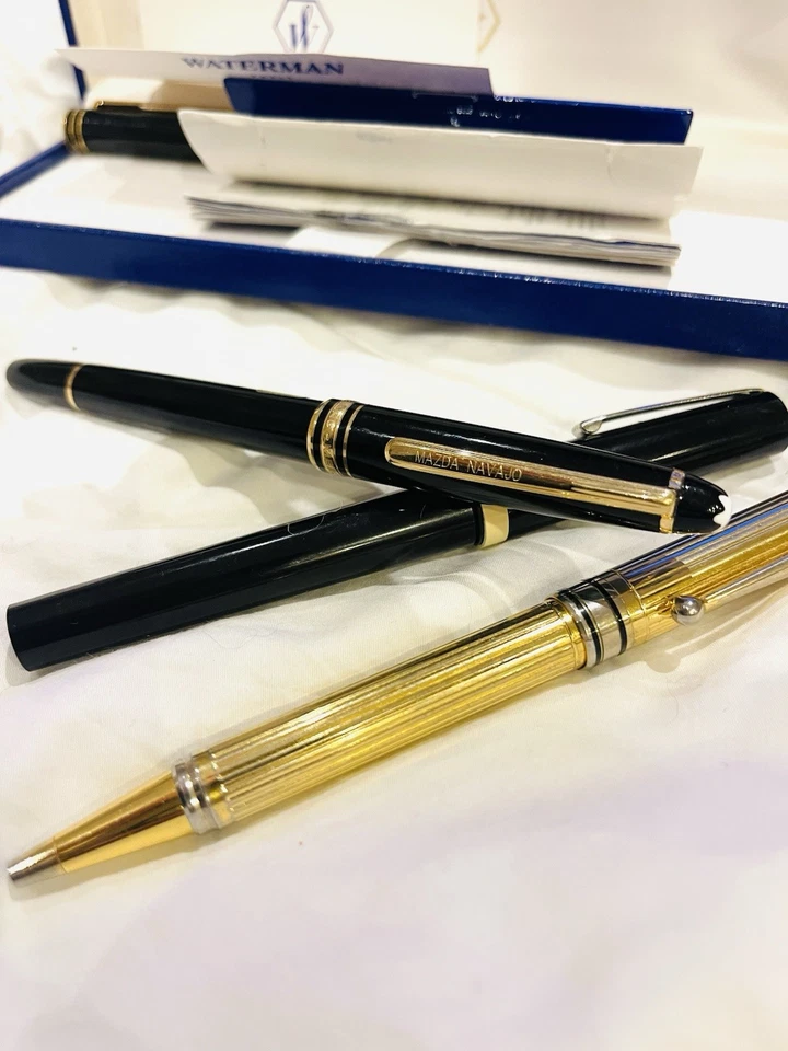 LOTE PLUMAS ESTILOGRÁFICAS SURTIDAS MONTBLANC PARKER MONTEGRAPPA SCRIVEINER CROSS Foto 4 de 4