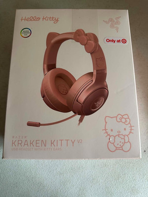Razer Kraken Kitty V2 USB Headset with Kitty Ears - Hello Kitty Edition