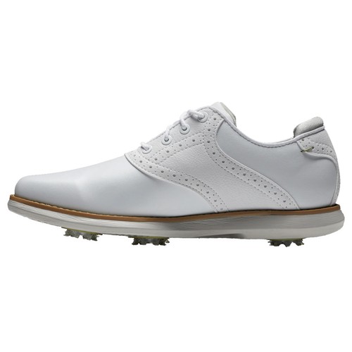 FootJoy Zapatos de Golf Impermeables Damas Tradiciones Ligeros Transpirables FJ con Picos - Imagen 7 de 13