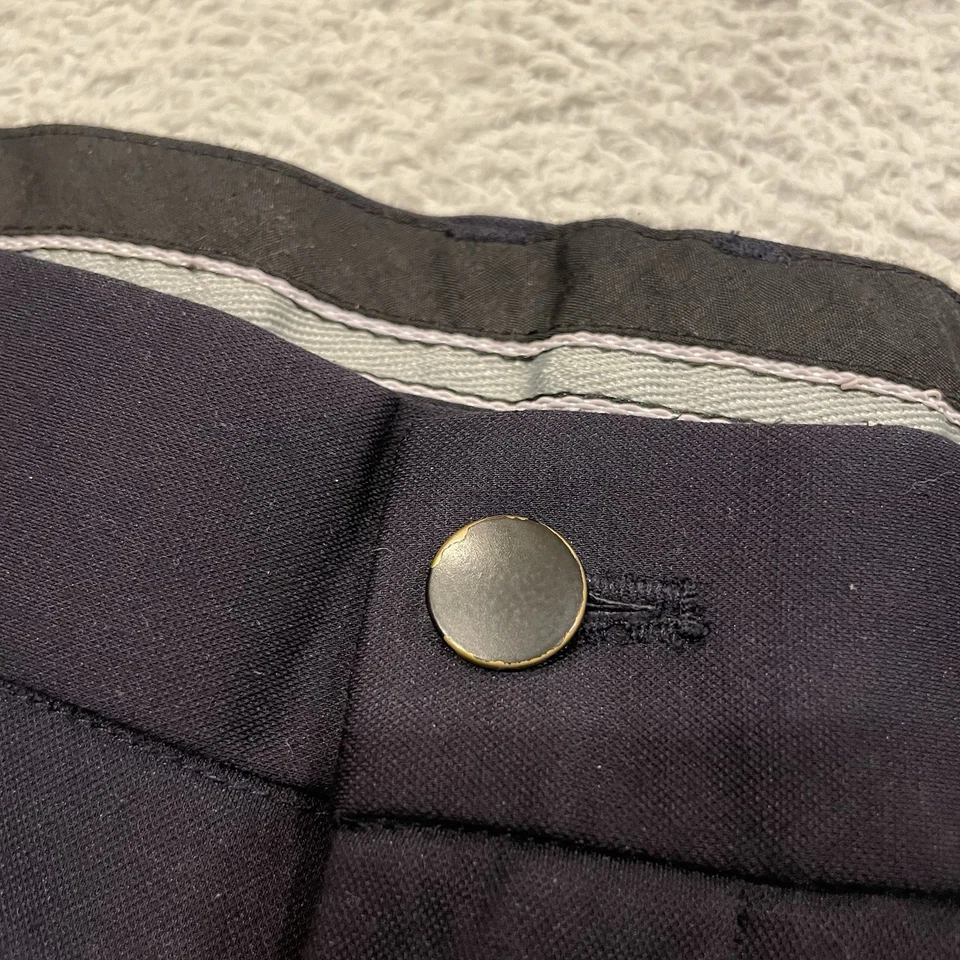 Pantalones de vestir State & Liberty para hombre 33 (se adapta a 34x30) azul marino atléticos elásticos Foto 4 de 4