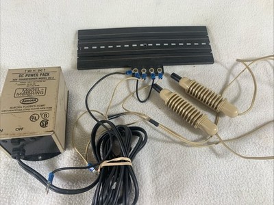 Vintage 1960 s Aurora Model Motoring Power Pack-Plunger 2 Controllers