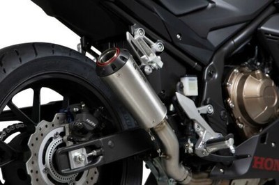 Scorpion Exhaust Red Power Slip-on Brushed Stainless Honda Scorpion Exhaust Red Power Slip-on Brushed Stainless Honda