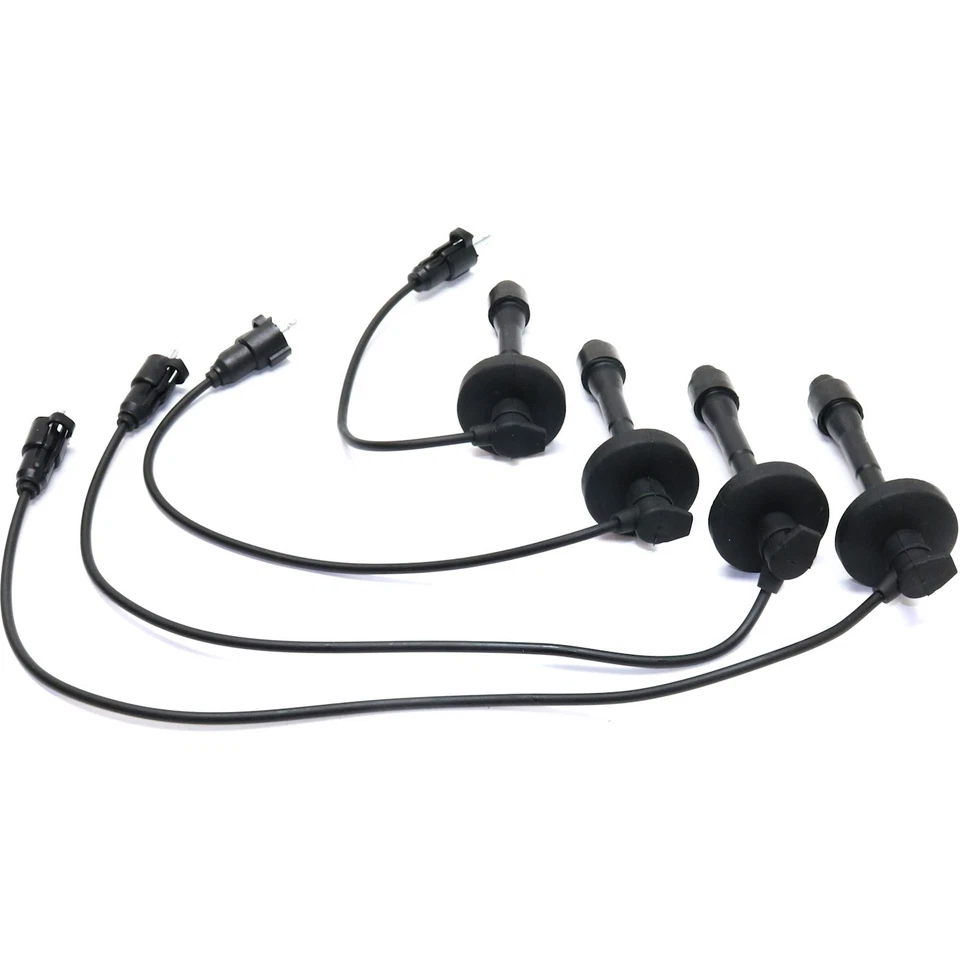 Set of 4 Spark Plug Wires for Chevy Toyota Corolla Chevrolet Prizm 1998-1999 - Image 4 of 4