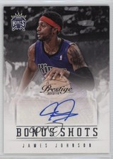 2013-14 Panini Prestige Bonus Shots James Johnson #42 Auto 05fy