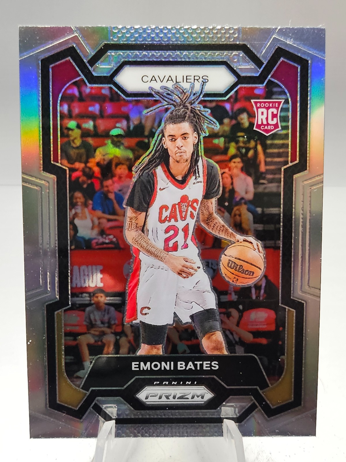 2023-24 Panini Prizm Emoni Bates Rookie #169 Silver Cleveland Cavaliers RC