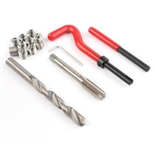 M10x1.5 Metric Thread Repair Install Tool Insert Kit M12 Helicoil Coil 15pc