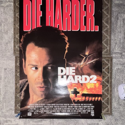 Die Hard 2 Original 1990 US Movie Poster Twentieth Century Fox Theater