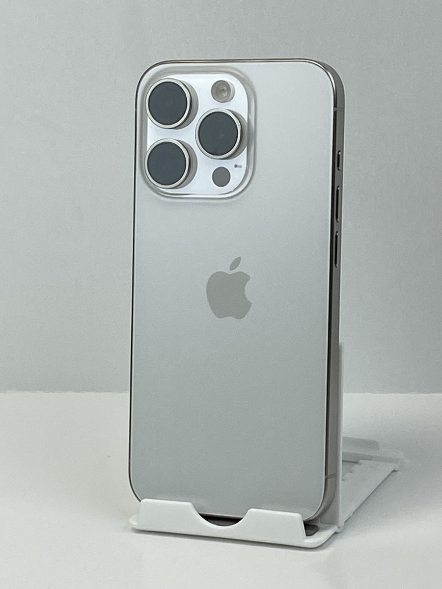 Apple iPhone 15 Pro A2848 128GB White! Unlocked phone! 90% battery