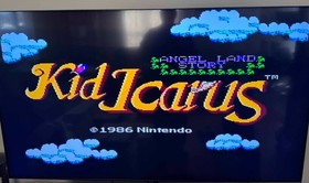 Nintendo NES Kid Icarus game cartridge with booklet and case - tested works