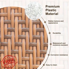 Wicker Repair Kit 5mm Khaki Plastic Rattan Furniture Basket