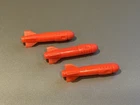 Teenage Mutant Ninja Turtles Footski Torpedo Missile Accessory Lot Of 3 1989