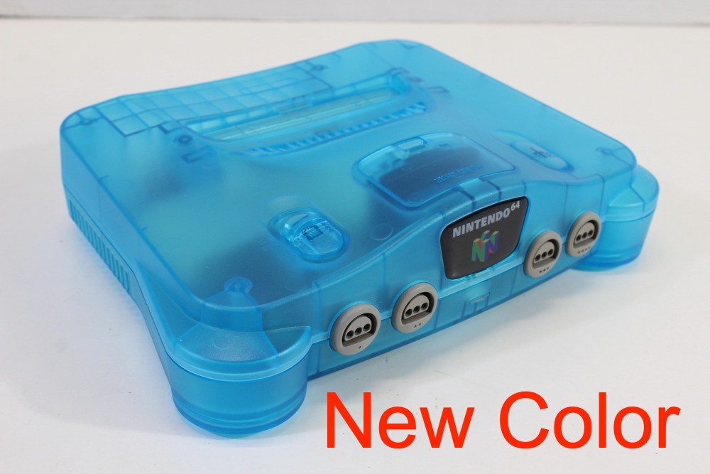 Nintendo 64 N64 Clear Transparent Console LED NTSC REGION FREE Mod