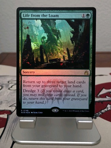 Life from the Loam Ravnica Remastered Foil #148 MTG quasi nuovo raro