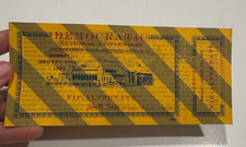 RARE! 1964 Democratic National Convention VIP Alternate Ticket President Johnson