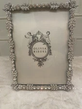 OLIVIA RIEGAL DUTCHESS 5 X 7 CRYSTAL FRAME