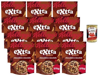 Granola Müsli Schoko Haselnuss 12x375g Crunchy Hafer Frühstück Vorrat +Polpa