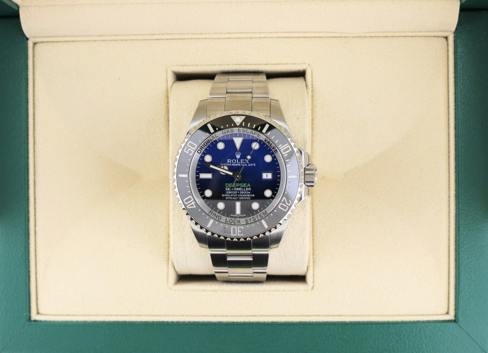 2016 Rolex Deepsea James Cameron 116660 Blue Black Dial SS Oyster 44mm