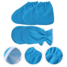 4 Pcs Paraffin Wax Booties Gloves Hand Foot Covers For Spa Care