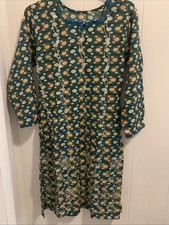 Indian/pakistani Women Shalwar Kameez Green Brand New