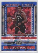 2019 Contenders Optic Winning Tickets Blue Cracked Ice Prizm Kyle Lowry #15 07mp
