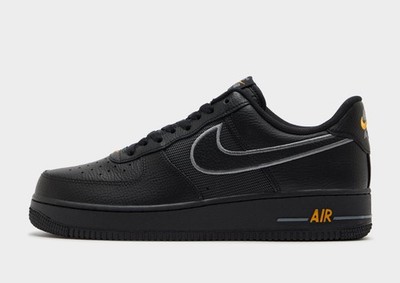 Authentic Nike Air Force 1 '07  (Herren UK 7 8 9 9,5 10 11) Black / Cool Grey