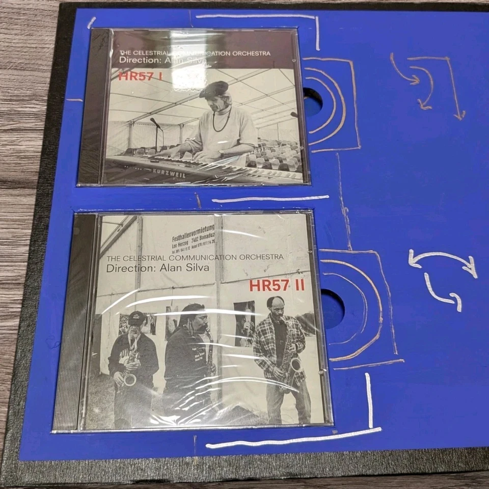 Alan Silva – HR57 I–IV (4CD Box Set, Factory Sealed, Signed, Ltd 385, No.107) Foto 4 de 4