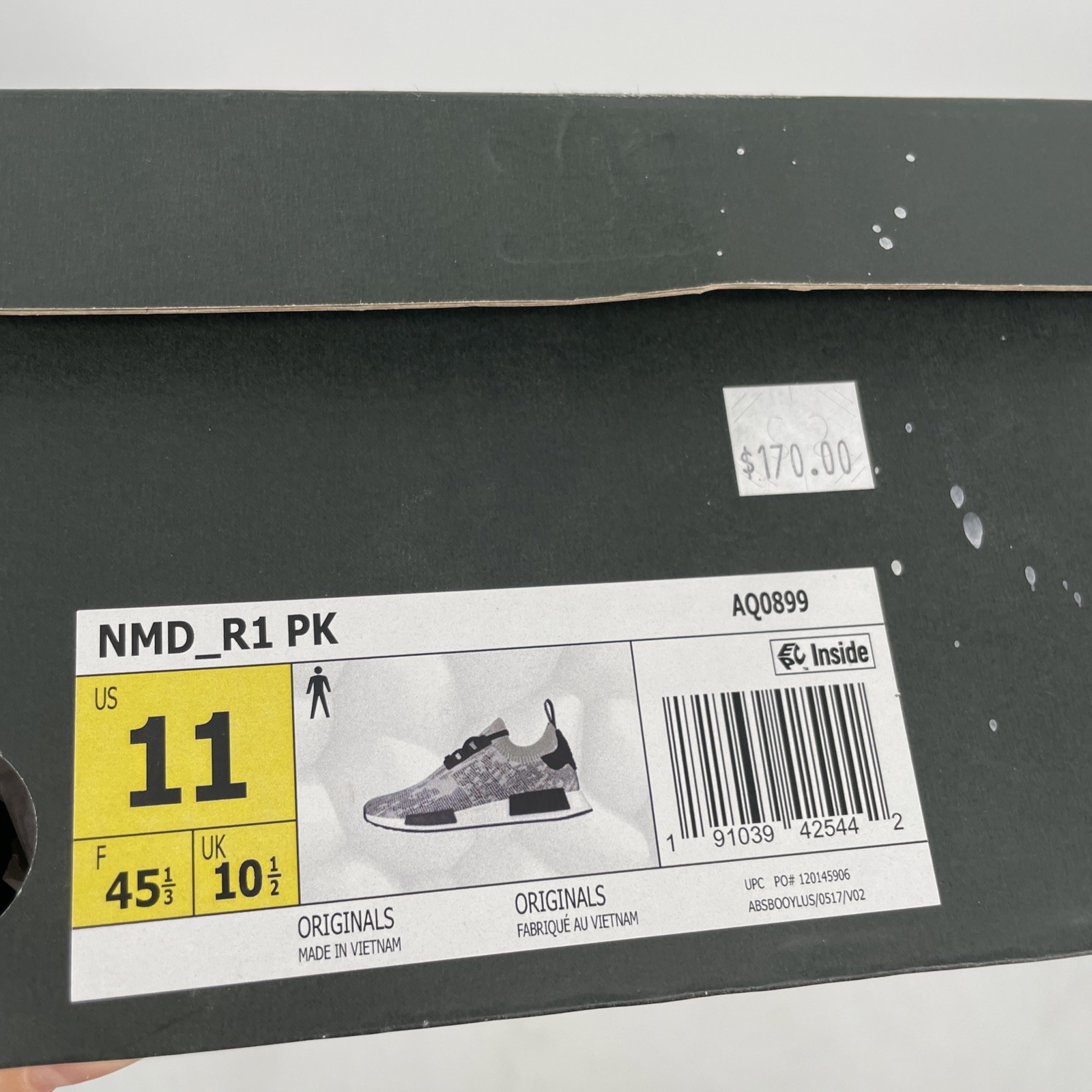 Adidas X BAIT mens US 11 EU 45.5 Equipment Support 93/16 Triple White lace up thumbnail 2