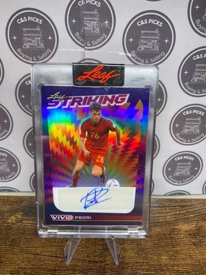 Leaf Vivid Pedri Spanien Auto /5 4/5 Barcelona Spanien Karte Striking Purple