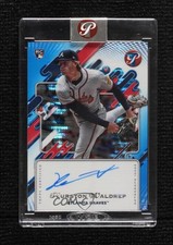 2025 Topps Pristine Blue Pulsar Refractor /75 Hurston Waldrep Rookie Auto RC