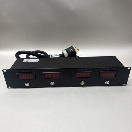 Aphel Precision Quad Metered 30A 240V Rackmount Power Distro ~ APC AP7922