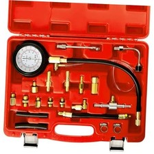 Fuel Pressure Tester Kit 0-140 PSI Fuel Injector Injection Pump Pressure