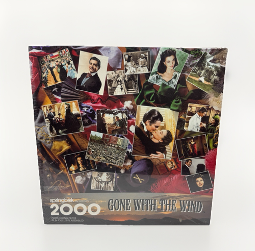 Gone With The Wind Springbok By Hallmark 2000 Interlocking Puzzle Pieces READ