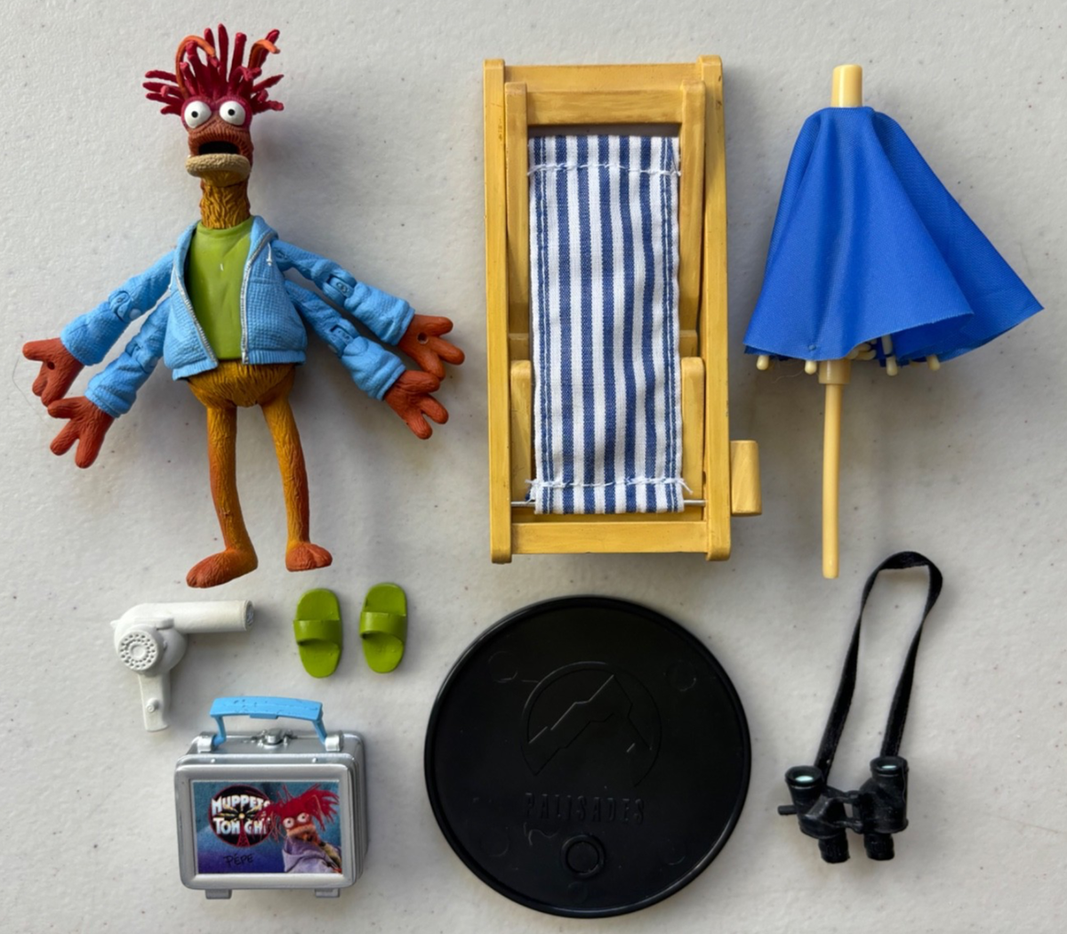 Muppets Pepe The King Prawn Figure Palisades Toys 2003 Jim