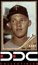 1962 Topps #21 Jim Kaat Minnesota Twins Excellent
