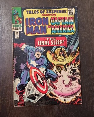 TALES OF SUSPENSE #74- STAN LEE signed (on 1st pg)  1st Happy Hogan as Freak!