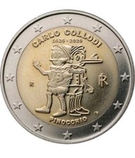 2 Euro ITALIA 2026 200° DELLA NASCITA DI CARLO COLLODI - PINOCCHIO - 2 € FDC