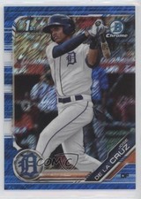 2019 Bowman Chrome Prospects Blue Shimmer Refractor 34/150 Jose De La Cruz y0i