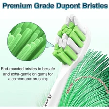 Aoremon Replacement Heads for Philips Sonicare - Pack of 8 White