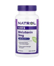 EXP 3/2026 Natrol Melatonin 3 mg Sleep Time Release Dietary Supplement
