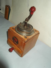 BKF Mocca Kaffeemühle Handmühle mit Stahlmahlwerk  Holz-Kaffeemühle mit Kurbel