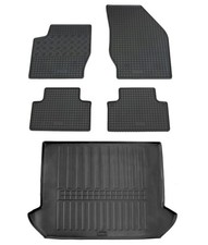 Gummi Fußmatten Kofferraumwanne für Volvo XC90 2002-2014 Gummimatten Set Wanne